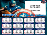 Calendário Capitão América 2026