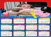 Calendário George Pirata Peppa Pig 2021