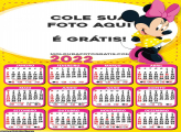 Calendário Minnie Vestido Amarelo 2022