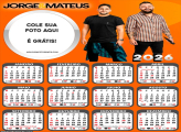 Calendário Jorge e Mateus 2026
