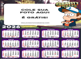 Calendário Dipper Gravity Falls 2026