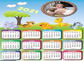Calendário Infantil Safari 2021
