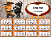 Calendário Gato de Botas 2023