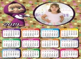 Calendário Masha e o Urso 2019