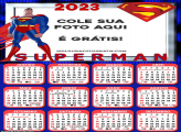 Calendário Desenho do Superman 2023