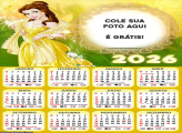 Calendário Bela Vestido Amarelo 2026