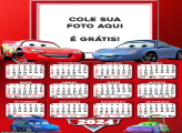 Calendário Cars Disney 2024