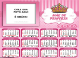 Calendário Mãe de Princesa 2026
