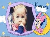 Minnie Baby 11 Meses Moldura