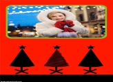 Três Árvores de Natal Moldura