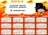 Calendário Dragon Ball Goku 2024
