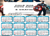 Calendário Capitão América Infantil 2024