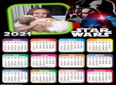 Calendário Starwars 2021