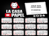 Calendário La Casa de Papel 2026