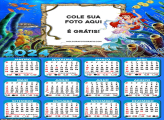 Calendário Ariel Fundo do Mar 2024