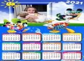 Calendário Turma do Mickey 2021