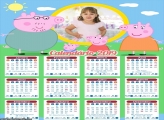 Calendário Peppa Pig Família 2019