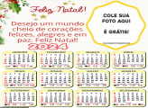 Calendário Feliz Natal Mensagem 2024