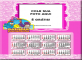 Calendário Galinha Pintadinha Rosa 2022