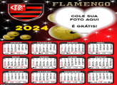 Calendário Coração Flamengo 2024