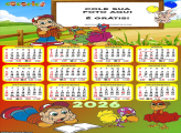Calendário Cocoricó Infantil 2026