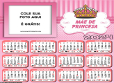 Calendário Mãe de Princesa 2024