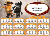 Calendário Gato de Botas 2026