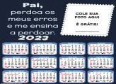 Calendário Pai Perdoa Meus Erros 2023