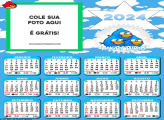 Calendário Angry Birds 2024