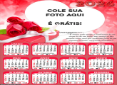 Calendário com Mensagem de Amor 2026