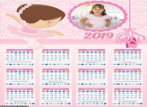 Calendário Bailarina Cute 2019