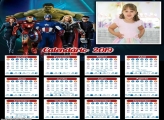 Calendário dos Vingadores 2019
