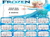 Calendário Princesa Elsa Frozen 2026