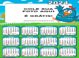 Calendário Desenho Galinha Pintadinha 2024