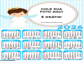 Calendário Anjinho Cute 2026