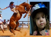 FotoMoldura Menino Cowboy Rodeio
