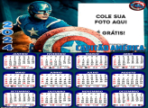 Calendário Capitão América o Primeiro Vingador 2024