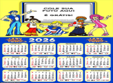 Calendário Lazy Town Desenho 2026