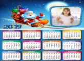 Calendário Papai Noel em seu Trenó 2019