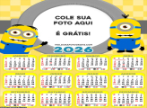 Calendário Minions Desenho 2026