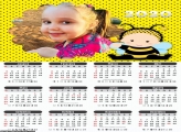 Calendário Abelhinha Baby 2020