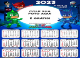 Calendário PJ Masks Desenho 2023