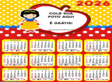 Calendário Branca de Neve Cute 2026