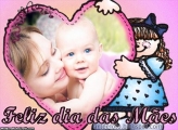 Bonequinha Feliz Dia das Mães