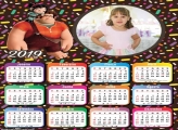 Calendário Vanellope 2019