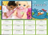 Calendário Galinha Pintadinha 2018