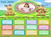 Calendário Renas com Presentes 2019