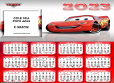 Calendário Relâmpago McQueen 2023