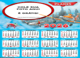 Calendário Aviões 2026