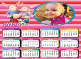 Calendário Família Porcos 2020